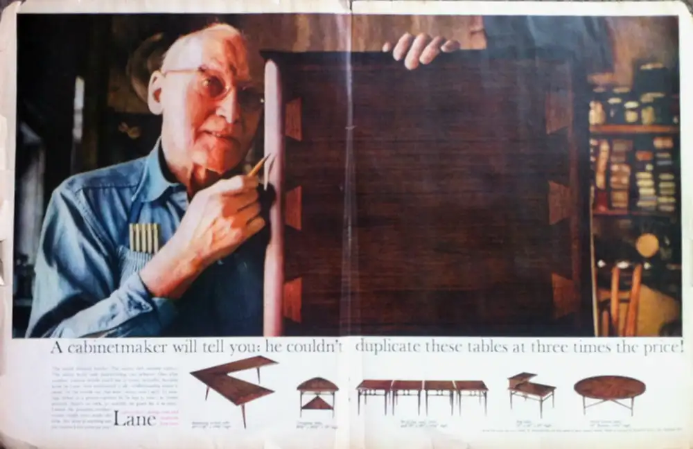 Lane Acclaim magazine advertisement