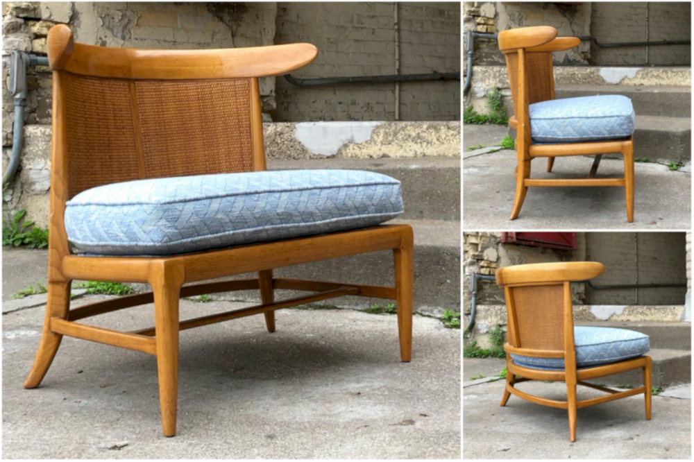 Mid-century John Lubberts & Lambert Mulder slipper chair - Tomlinson Sophisticate