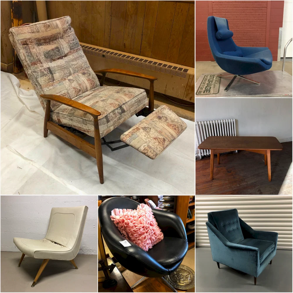The comeback kids: 6 mid-century and modern seating rescues BEFORE