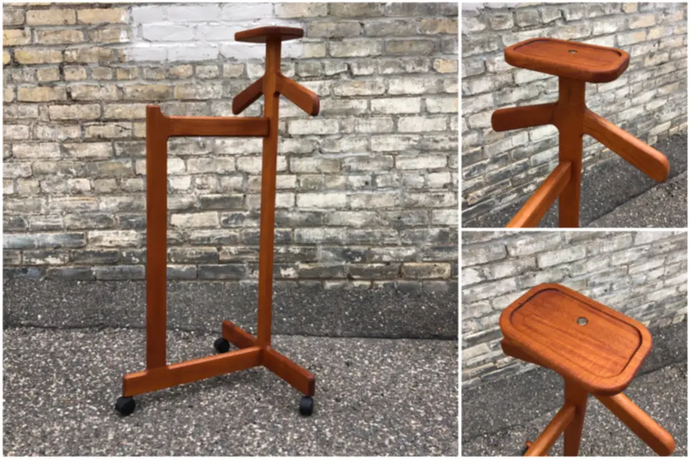 Danish teak valet
