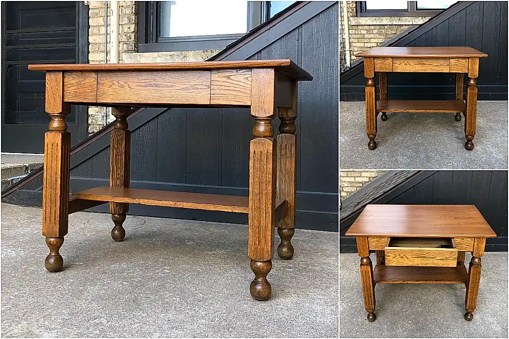 Arts & Crafts library table