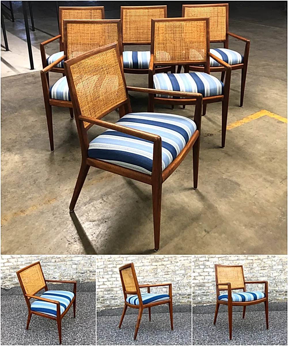 T.H. Robsjohn-Gibbings for Widdicomb Sabre dining chairs