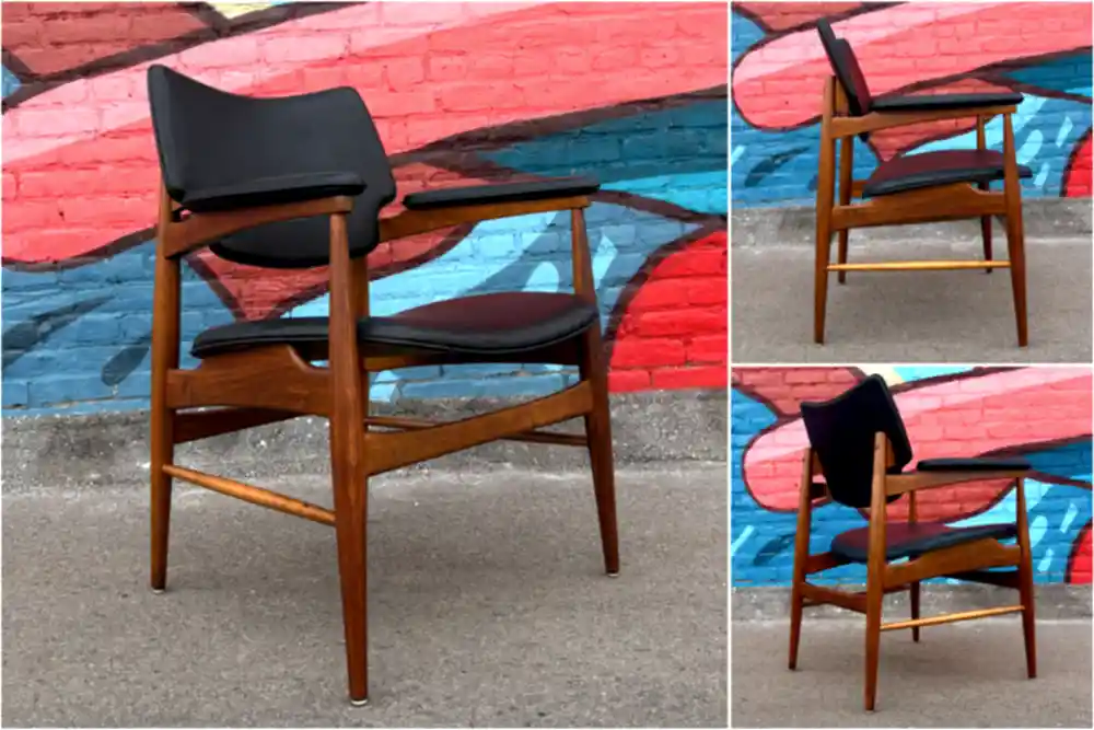 Thonet walnut frame easy chair