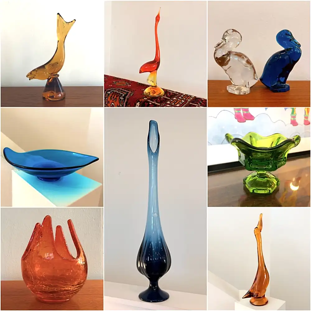Mid-century modern decor: Viking Glass