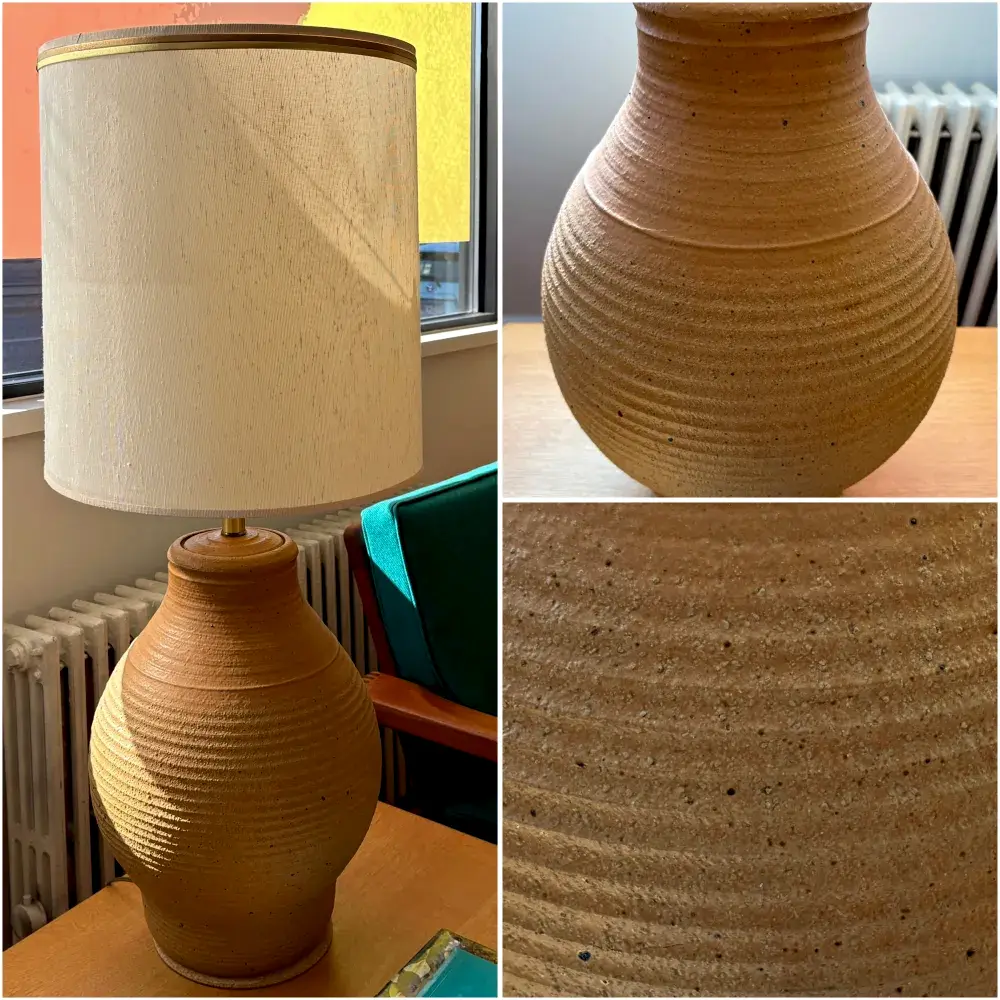 Affiliated Craftsmen - Bob Kinzie architectural pottery lamp