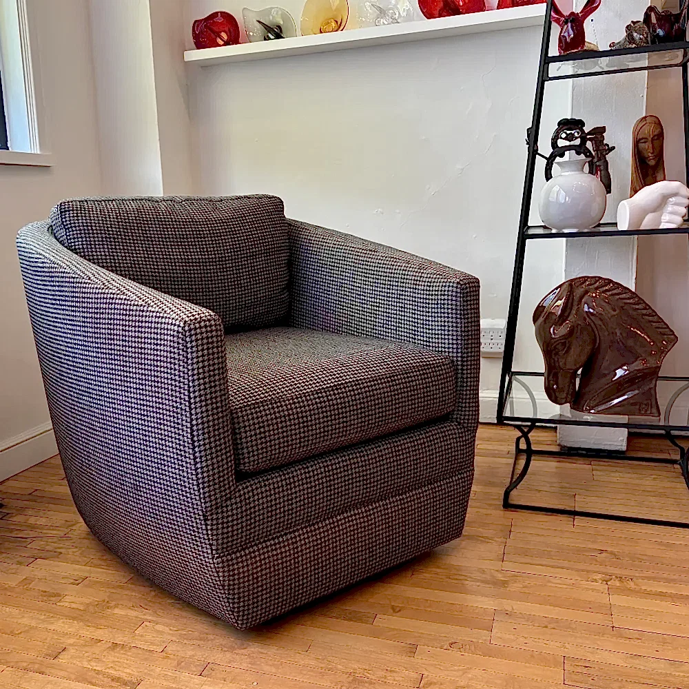 Room and Board swivel bucket chair