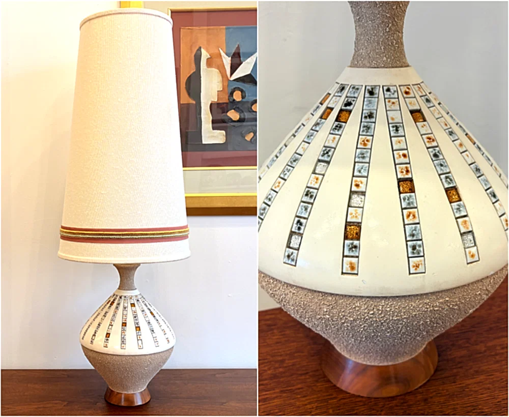 Quartite Creative lamp - inlaid tile