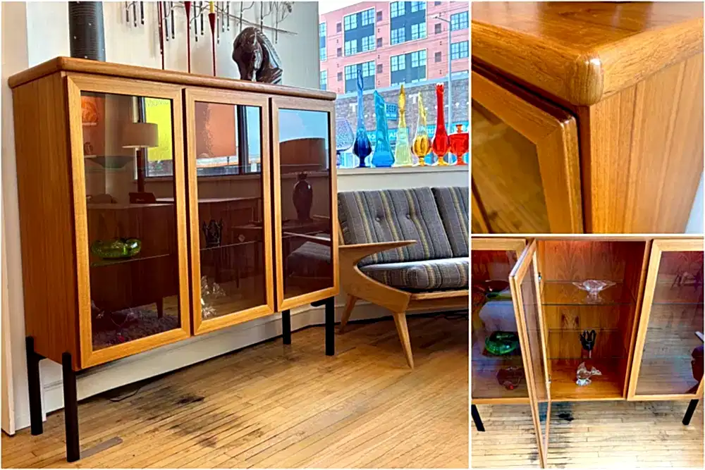 Danish modern teak triple cabinet - Skovby