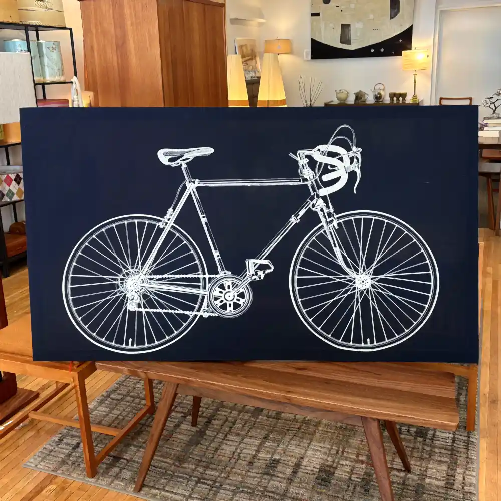 Textile art - Velo by Barbara Brenner