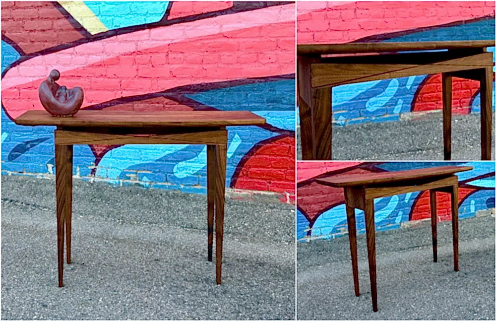 Made in Minnesota mid-century style console table