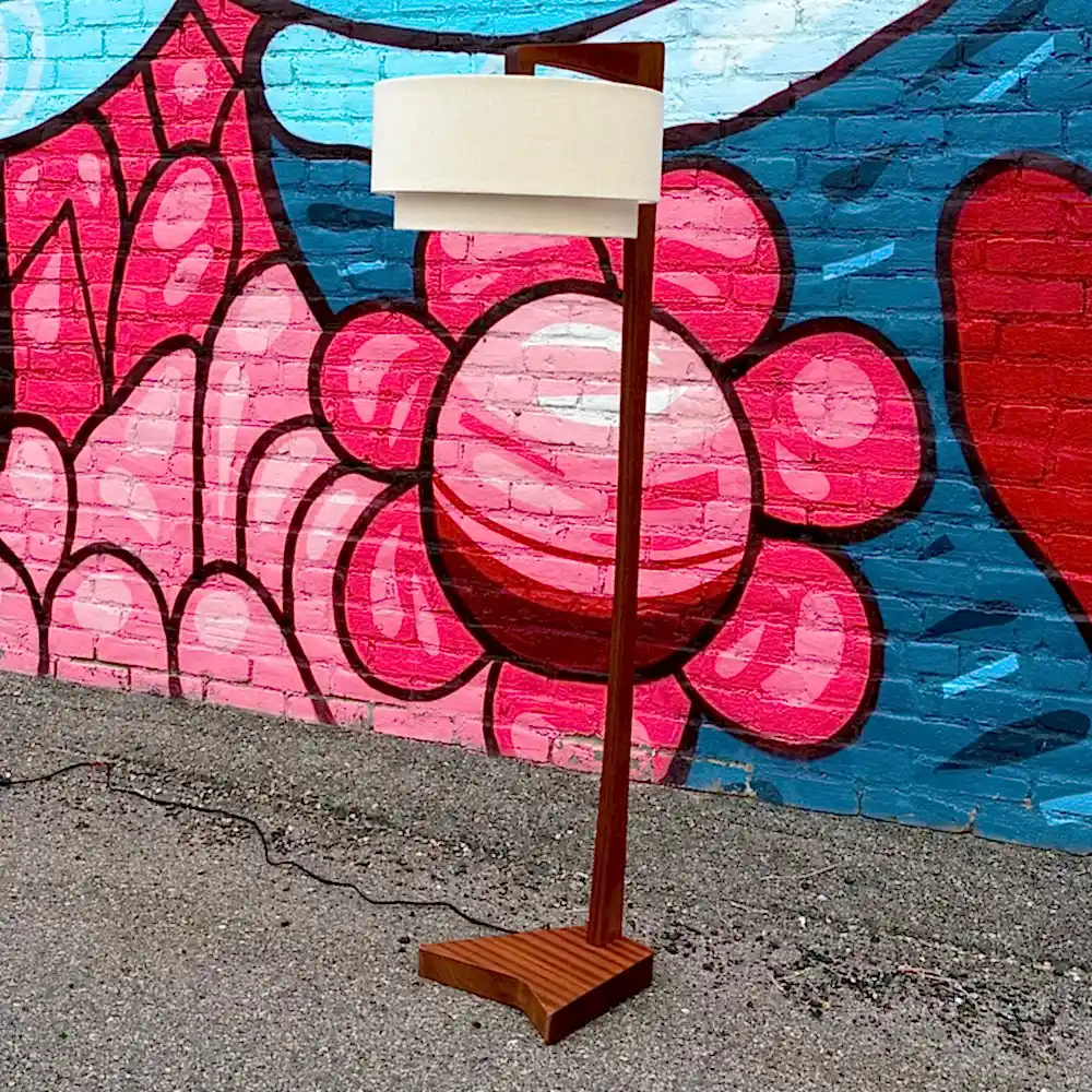 Made in Minnesota modern floor lamp